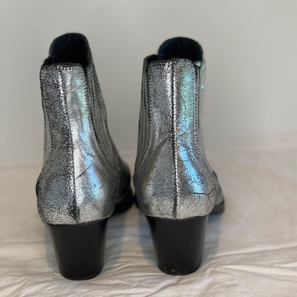 Duo Boots Metallic Chelsea Boots - Gianni style - Picture 6 of 8